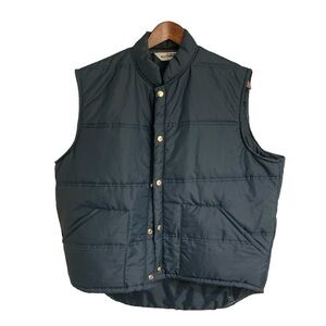 Rainfair men’s extra large 1980s VINTAGE puffer vest xl blue